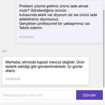 N11 Kendi Sattığı Kahve Makinesindeki Kapsülleri Göndermiyor