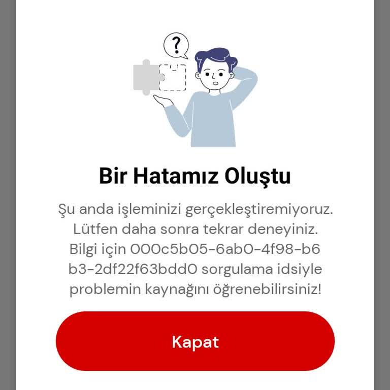 Passolig Mobil Uygulama Bir Hatamız Oluştu Uyarısı