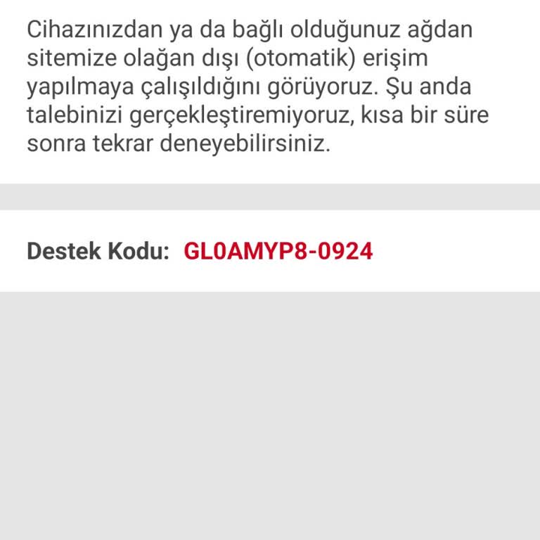 Sahibinden.com Destek Kodu