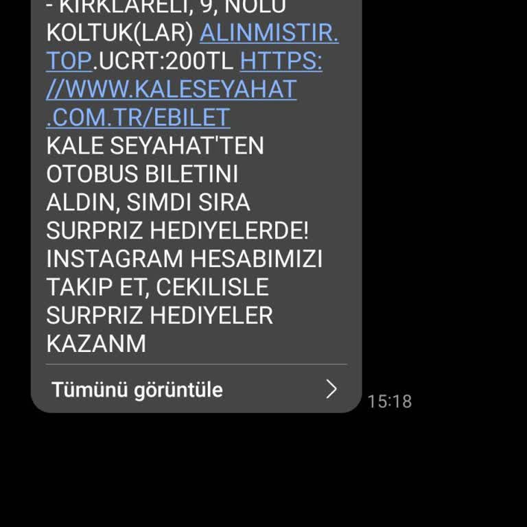 Kale Seyahat Zamanında Gelmeyen Otobüs Ve İlgisiz Personel