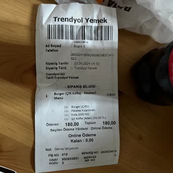 Trendyol GO Yanlış Ürün Gönderdi İade Etmiyorlar