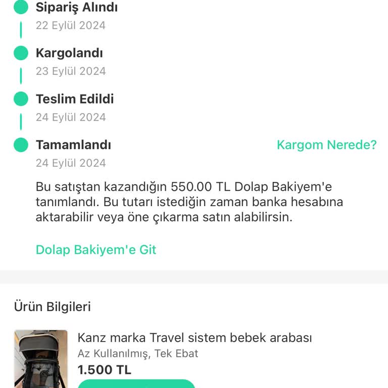 Dolap Kargo Kesintisi