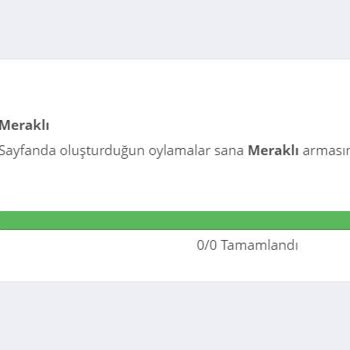 EBA (Eğitim Bilişim Ağı) Meraklı Arması Alınamıyor