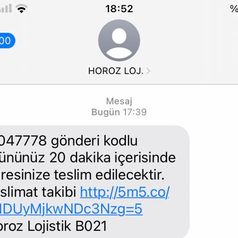 Horoz Lojistik Teslim Edilmeyen Kargo