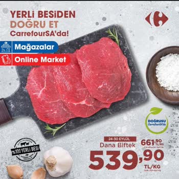 Carrefour SA'da Et Ürünlerinde Yanıltıcı İndirim Bilgisi