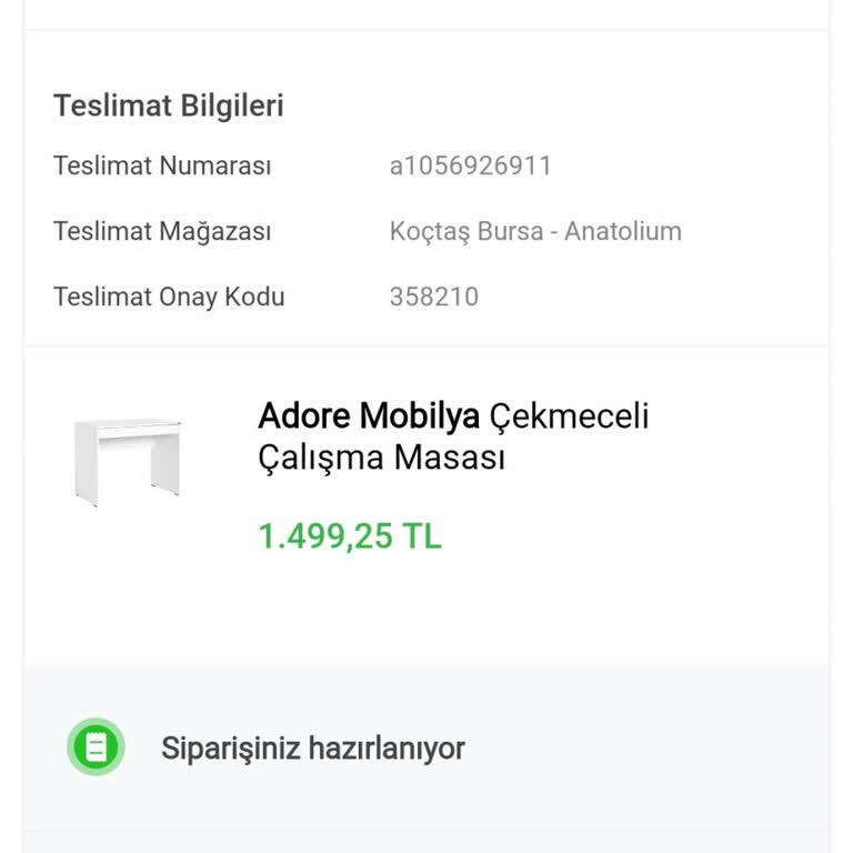 Koçtaş'tan Aldığım Ürün 8 Gündür Teslim Edilmiyor
