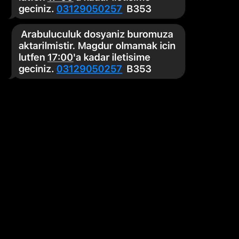 TLY UZLASMA (SMS) Tal Uzlaşma Adına Gelen Mesaj