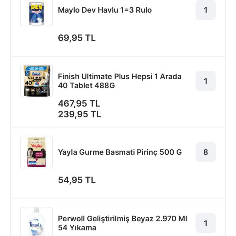 Migros Sanal Market Eksik Ürün