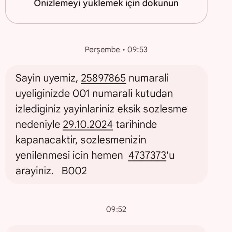 Digiturk Tehdit Eder Gibi Mesajlar