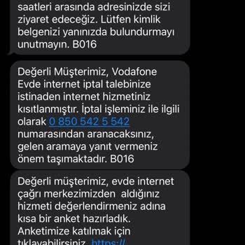 Vodafone Net Kurulum Ekibi Mağduriyeti