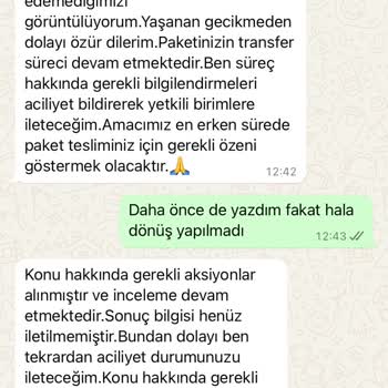 Hepsijet Tarafından Kaybedilen Kargo