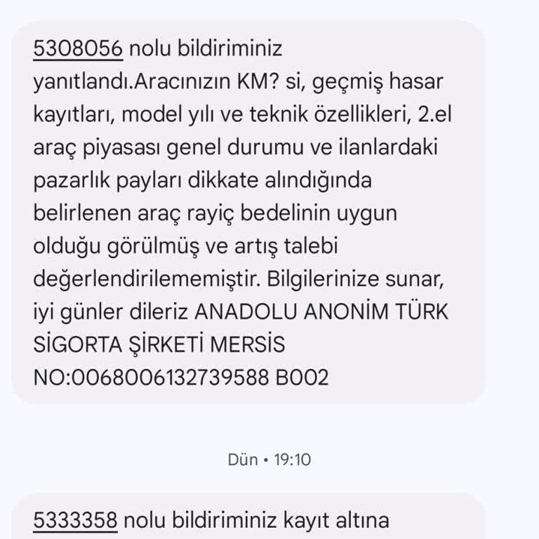 Anadolu Sigortaya Kaygılarımla