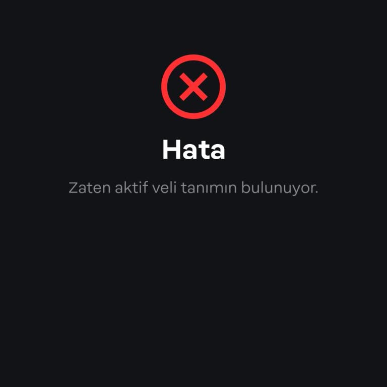 Papara Aktif Veli Tanımı Bulunuyor