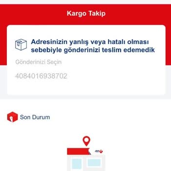 Aras Kargo Saka Şubesi, Yanlış-Hatalı Adres Sebebi İle Kargo Gelmemesi