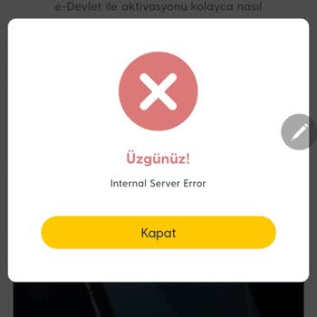Turkcell eSIM Aktivasyon Sorunu ve Sunucu Hatası