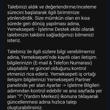 Yemek Sepeti Vale Ve Ödeme Eksiklikleri