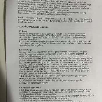 Peugeot Full Servis Paketi Bulunmasına Rağmen, Servis Ücreti Alınması.