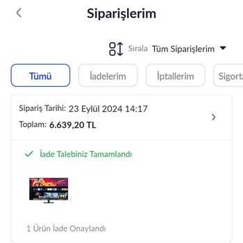 Pazarama Siparişi Göndermek Yerine Sizin Adınıza İptal Ediyor.