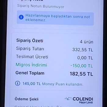 Migros Yapılmayan Puan İadesi