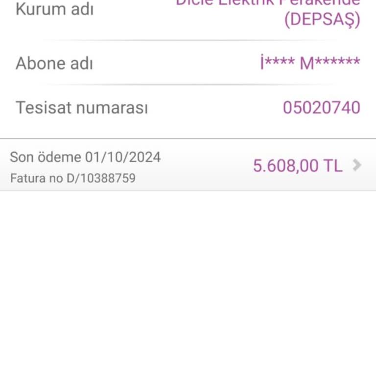DEPSAŞ Enerji Yüksek Gelen Elektrik Faturası