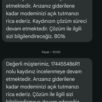 Vodafone Ev İnterneti Bağlantı Ve Teknik Destek Problemi