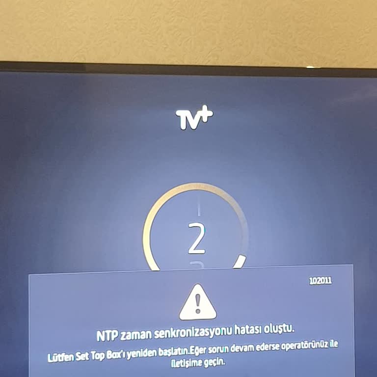 Turkcell TV + Ntp Zaman Senkron Hatası Müşteri Hizmet Problemi