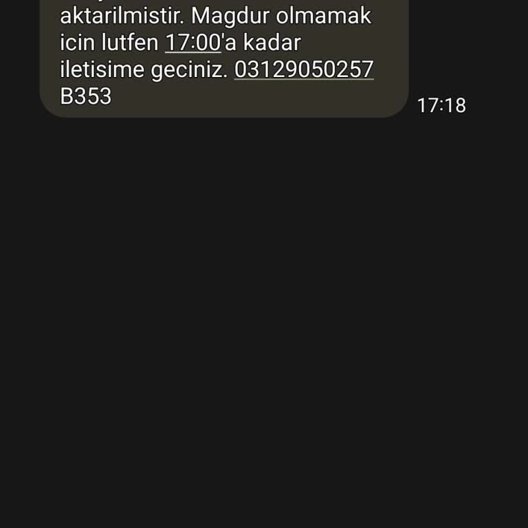 Tal Uzlaşma (SMS) Sorumluluk Kabul Etmiyorum!