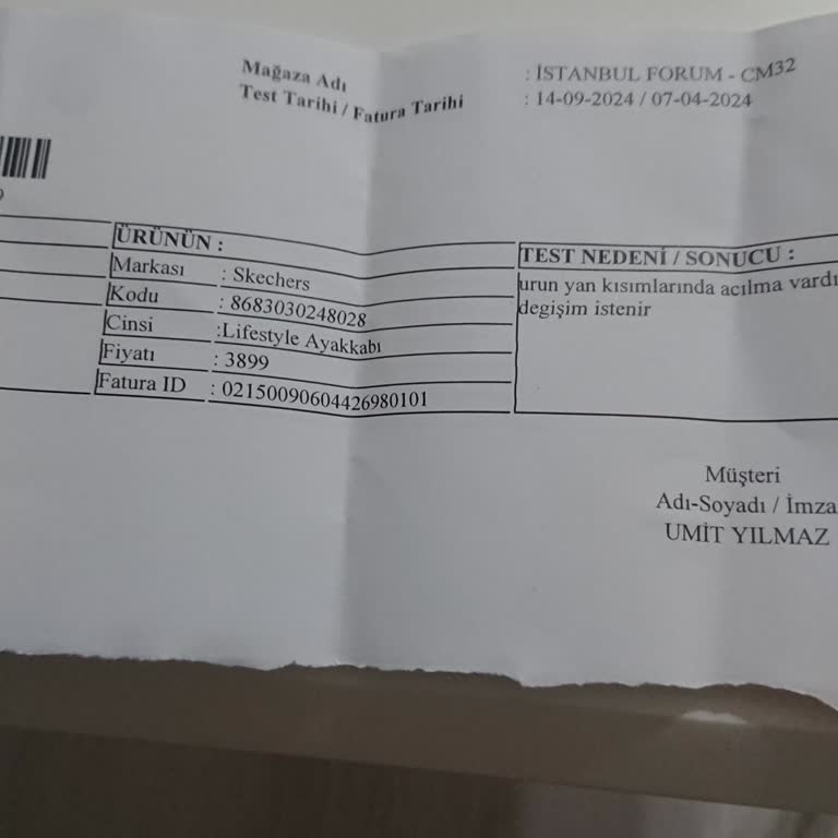 Skechers Ayakkabı Pişmanlıktır Sattığı Malın Arkasında Durmuyor