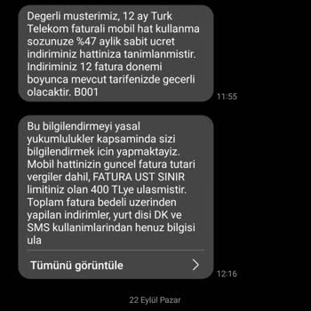 Türk Telekom Yanlış Bilgilendiren Müşteri Temsilcisi