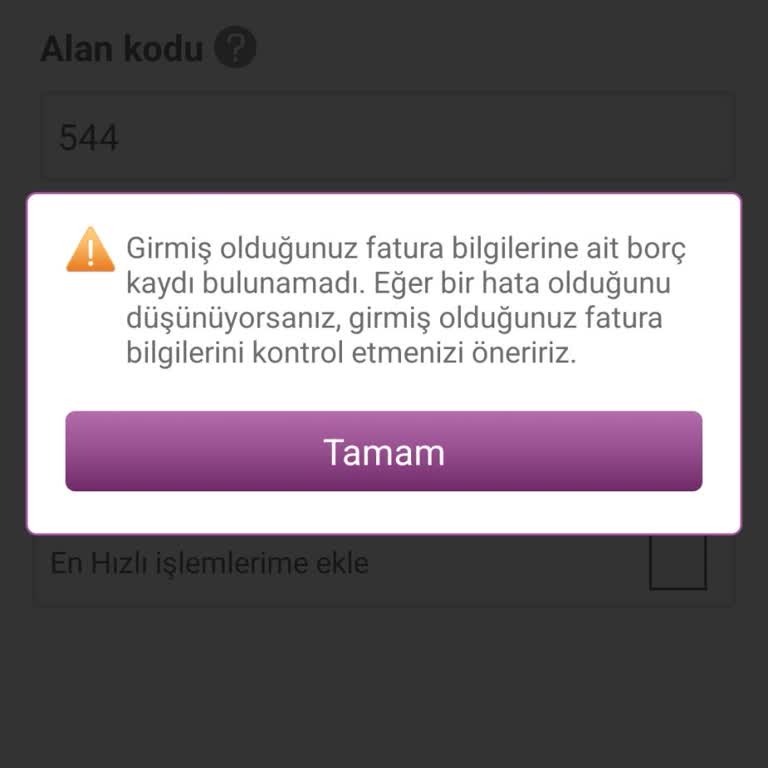 Ödenmemiş Fatura Olmamasına Rağmen Hattım Kapandı