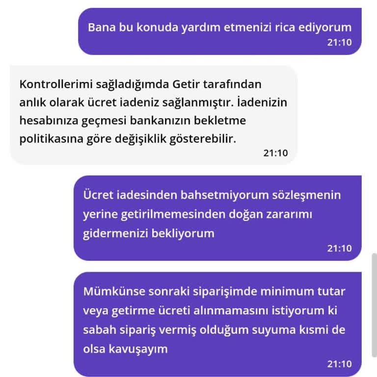 ''getir'' Siparişimi 6 Saat Boyunca Bekletip Getirmedi