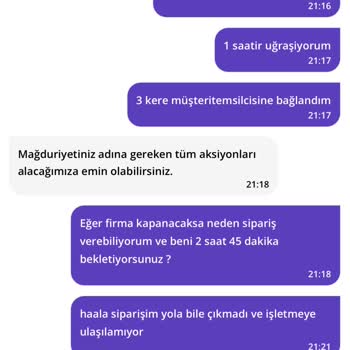 Getir Su Saka Firması Siparişi