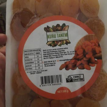 Anpa Gross Market Anpa Gross'tan Aldığım Kuru Kayısıların Kalitesizliği