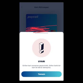 Paycell Hesabım Hata Verip Duruyor