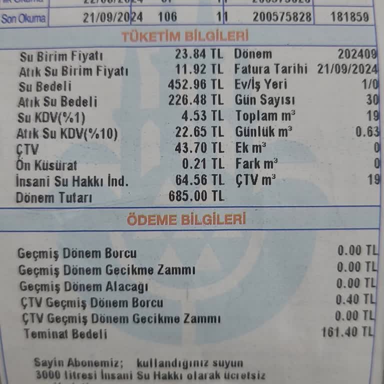 İstanbul Büyükşehir Belediyesi Ücretsiz 3000 Litre Su Hakkı Gerçek Değil Mi?