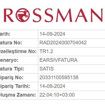 Rossmann Eksik Ürün Gönderiyor