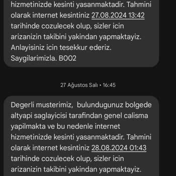 Millenicom Sürekli Kesilen İnternet Ve İptal Sorunları
