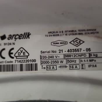 Arçelik Çamaşır Makinesi Çürüme Sorunu ve Servis Cevabı