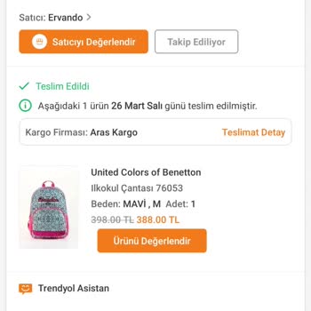 Benetton Çanta Ve Kalemlik Fermuar Sorunu