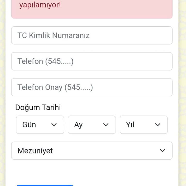 Konya Büyükşehir Belediyesi Devamsızlıktan (? ) Kayıt Yaptıramıyorum