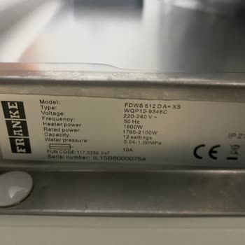 Franke Bulaşık Makinesi Sepeti Paslandı