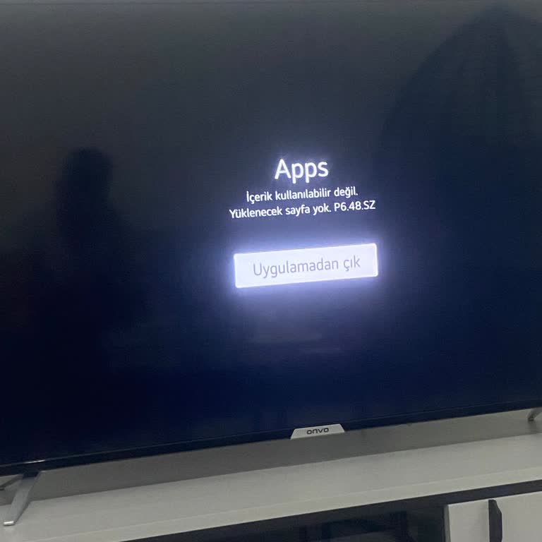 Onvo Webos TV De Apps Açılmıyor