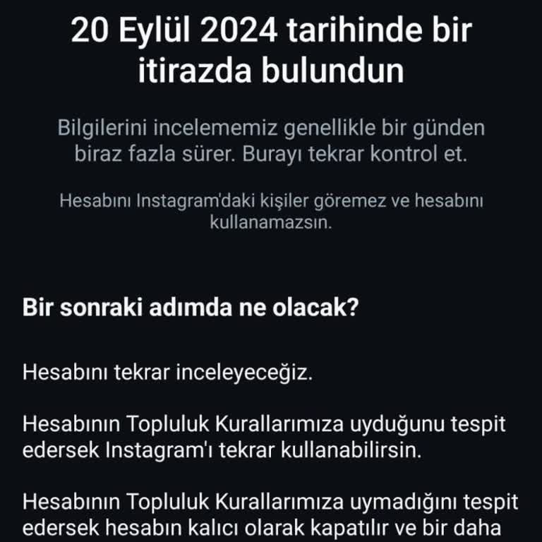 Instagram Hesabımın Haksız Yere Kapatılması Ve Geri Açılma Sorunu