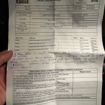 Divanev Albero Pearl Yatak Odası Eksik, Kırık, Yanlış