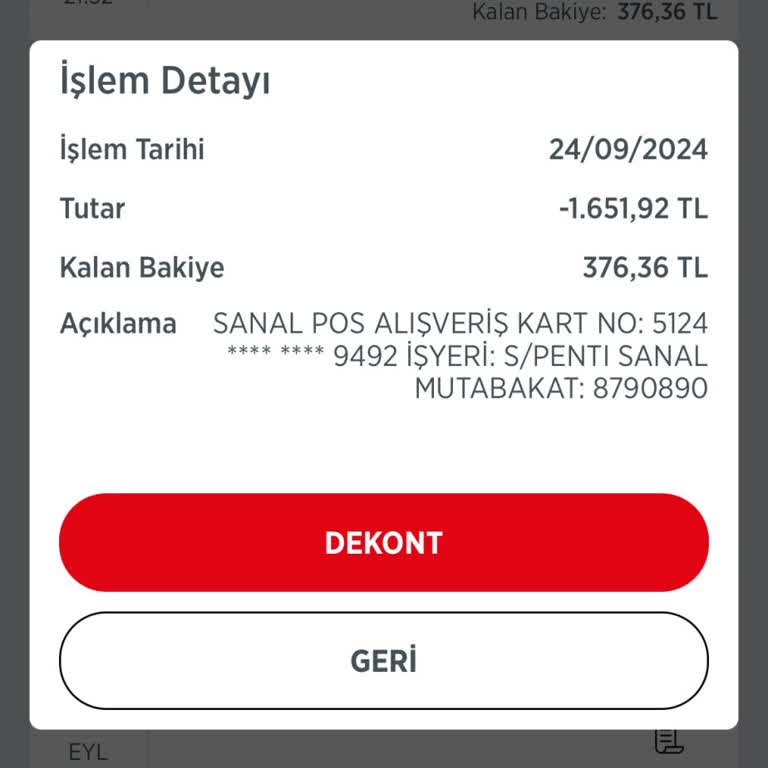 Penti Sistemdeki Ödeme Hatası Yüzünden İki Defa Hesabımdan Para Çekmiş