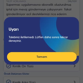 Turkcell Supermac Aboneliği İptal Sorunu