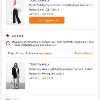 Trendyolmilla İndirimli Ürün Değişiminde Yaşanan Sorun Ve Bilgilendirme Eksikliği