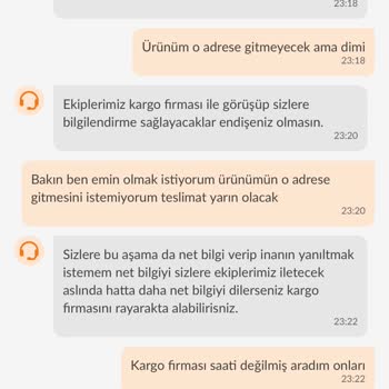 Trendyol Adres Değ İptal