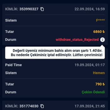 Enzabet Yatırımlarım Silindi Ve Çekim Taleplerim Karşılanmadı
