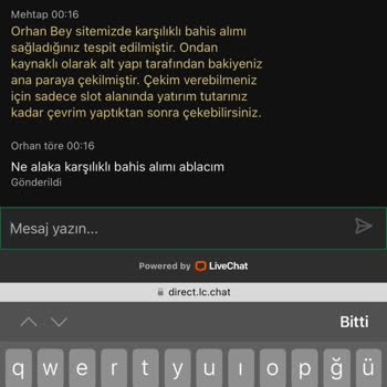 Olaycasino Paramı Yatırın Karşılıklı Bahis Falan Almadım Slot Ve Bahis Kazancım